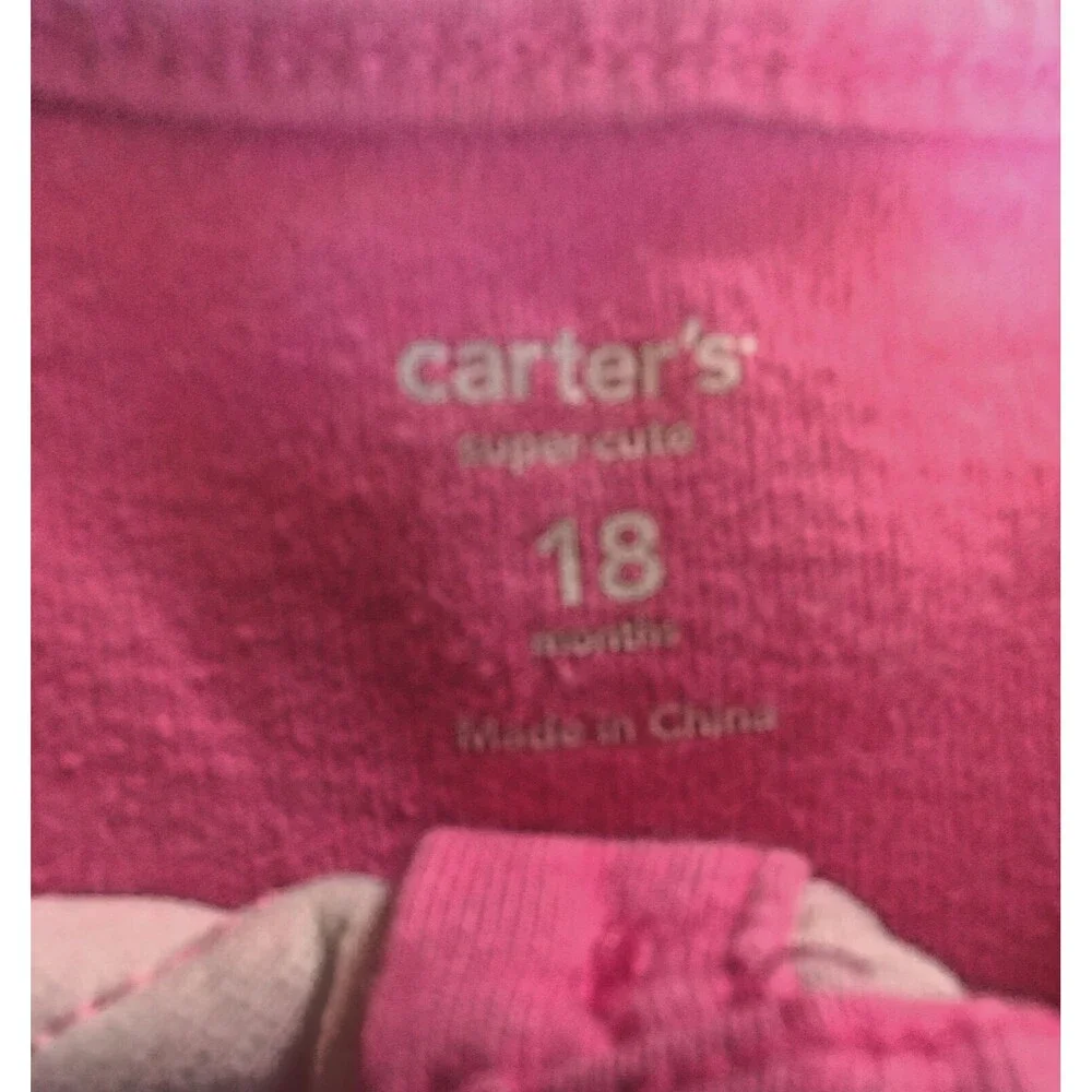 pants shirt 18 month Second Step girl jeans Carters long sleeved top size baby